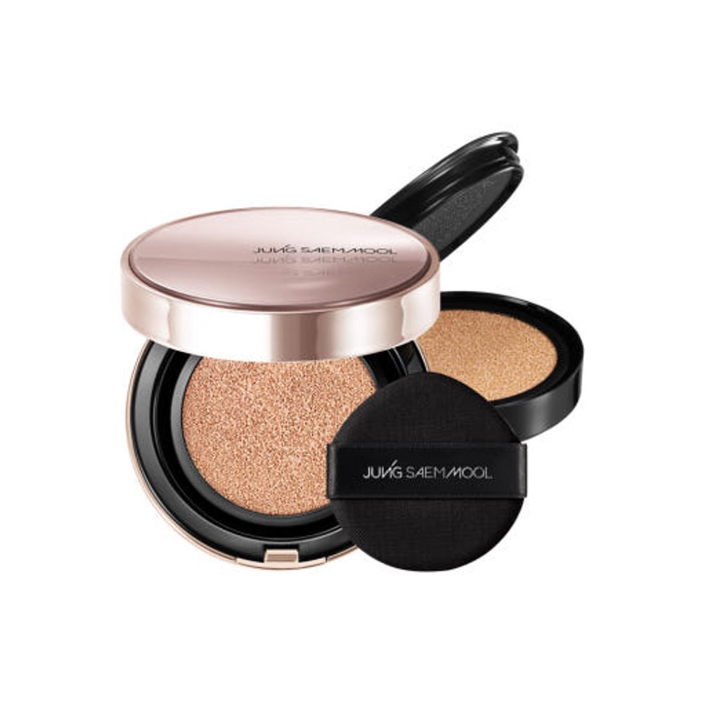 JUNG SAEM MOOL Masterclass Radiant Cushion SPF 50+ / PA+++ – Full Coverage Hydrating Glow Foundation Cushion Compact, Long-Wearing, Brightening _ Made in KOREA